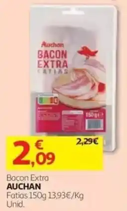 Auchan Bacon Extra Auchan promoção