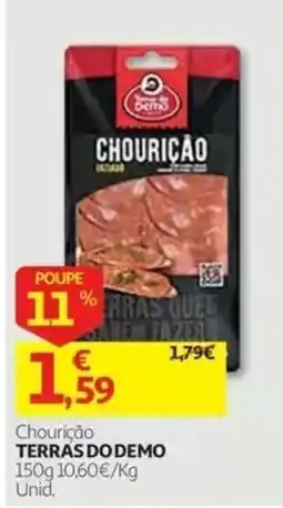 Auchan Chourição terras do demo promoção