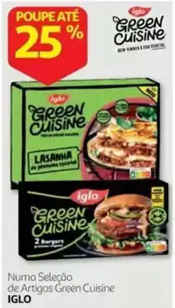 Auchan iglo green cuisine lasanha de proteína vegetal promoção