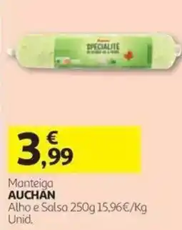Auchan Manteiga auchan alho e salsa promoção