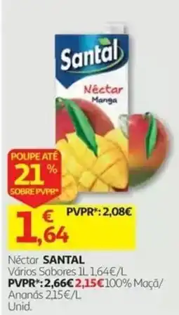 Auchan Nectar santal promoção
