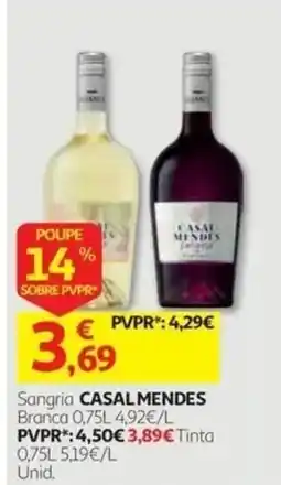 Auchan Sangria casal mendes promoção