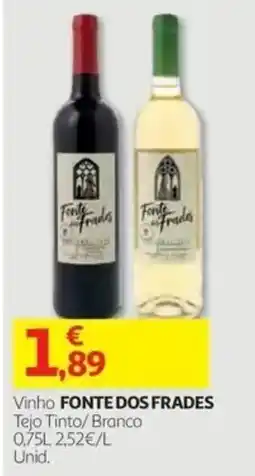 Auchan Vinho fonte dos fraades promoção