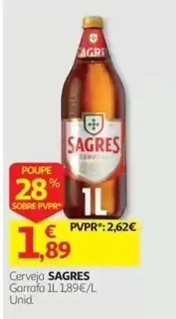 Auchan Cerveja Sagres promoção
