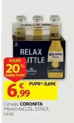Auchan Cerveja Coronita promoção