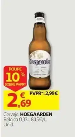 Auchan Cerveja Hoegaarden promoção