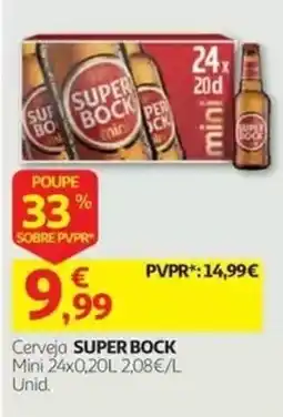 Auchan Cerveja Super Bock promoção