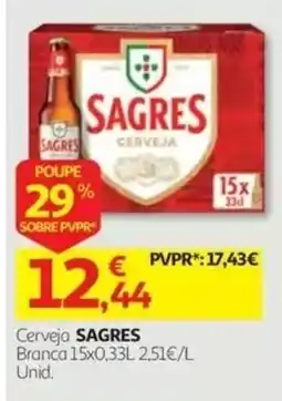 Auchan Cerveja Sagres promoção