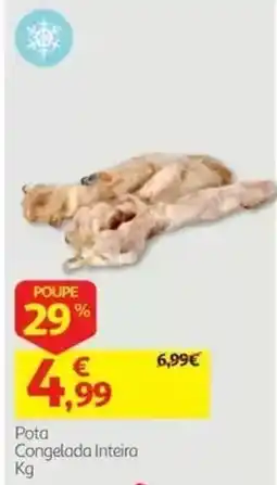 Auchan Pota Congelada Inteira promoção