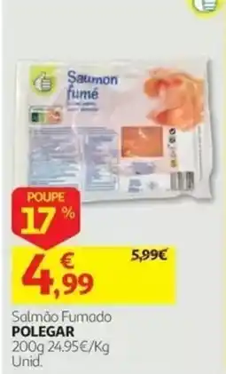 Auchan Salmão Fumado POLEGAR promoção