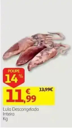Auchan Lula Descongelada Inteira promoção