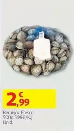 Auchan Berbigão Fresco promoção