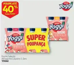 Auchan logurtes líquidos 5 zero yoggi promoção