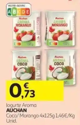 Auchan logurte aroma auchan promoção