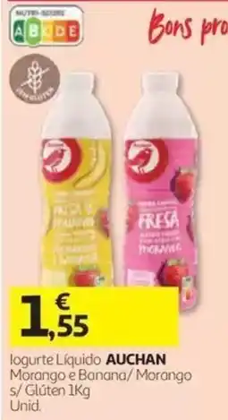 Auchan logurte líquido auchan promoção