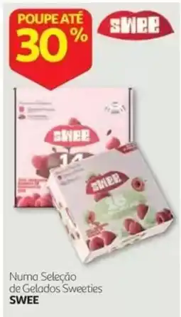 Auchan Numa Seleção de Gelados Sweeties Swee promoção