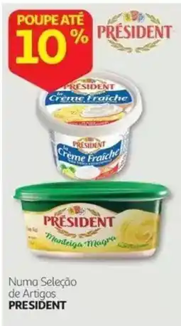 Auchan President creme fraiche promoção