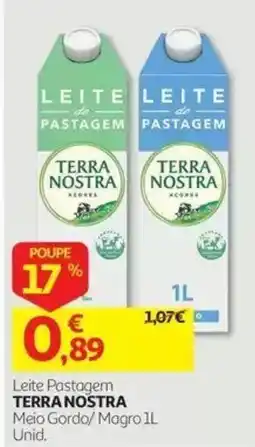 Auchan Leite Pastagem Terra nostra promoção