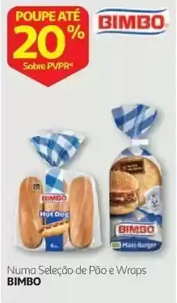 Auchan Pão e Wraps Bimbo promoção