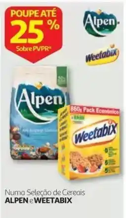 Auchan alpen e weetabix promoção