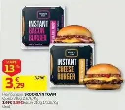 Auchan Hambúrguer brooklyn town promoção