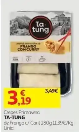 Auchan Crepes Primavera ta-tung de Frango c/ Caril promoção