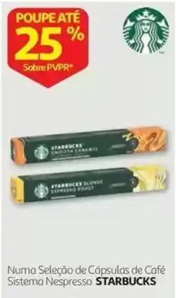 Auchan Cápsulas de Café Sistema Nespresso Starbucks promoção