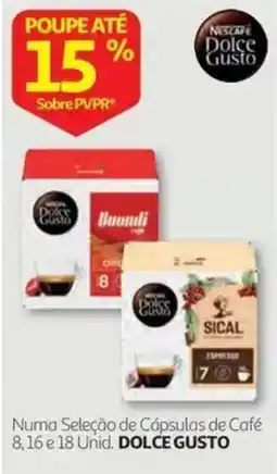 Auchan Cápsulas de Café Dolce Gusto promoção