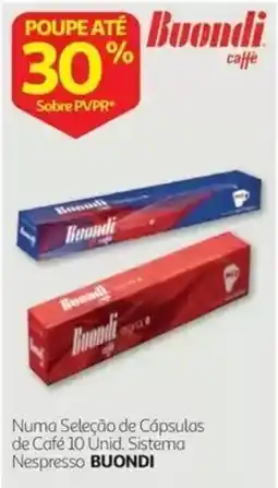 Auchan Cápsulas de Café 10 Unid. Sistema Nespresso Buondi promoção