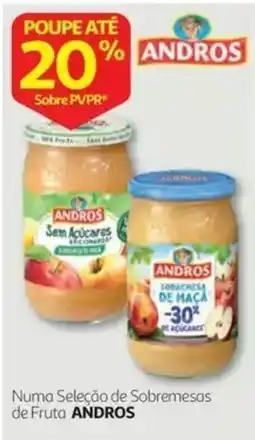 Auchan Sobremesa de fruta andros promoção