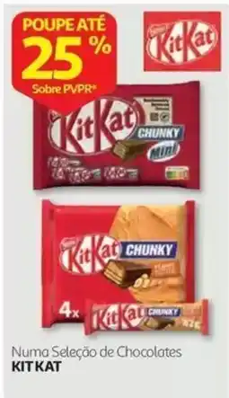 Auchan kit kat chunky mini promoção
