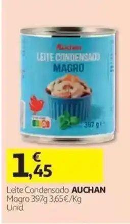 Auchan Leite Condensado Auchan Magro promoção