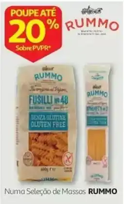 Auchan Numa Seleção de Massas Rummo promoção