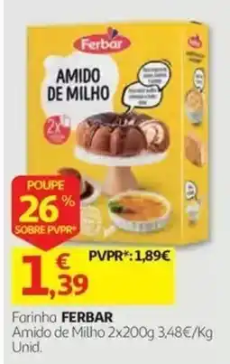 Auchan Farinha ferbar promoção