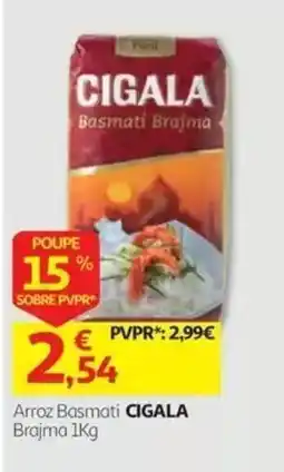 Auchan arroz basmati cigala promoção