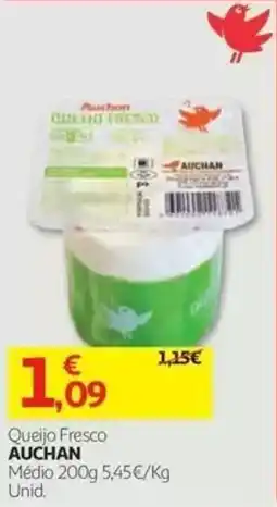 Auchan Queijo Fresco Auchan promoção