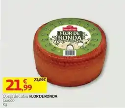 Auchan Queijo de Cabra FLOR DE RONDA promoção
