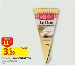 Auchan Queijo Brie payson breton promoção