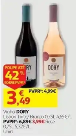 Auchan Vinho DORY promoção