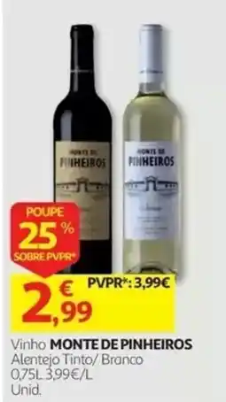 Auchan Vinho Monte de Pinheiros promoção