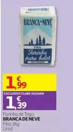 Auchan Farinha de trigo branca de neve promoção