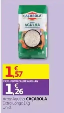 Auchan Arroz Agulha Caçarola promoção