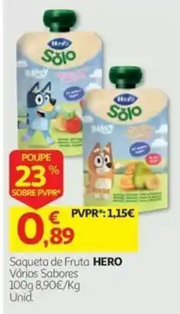 Auchan Saqueta de fruta hero promoção