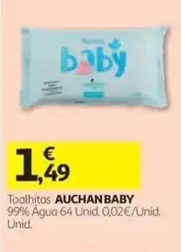Auchan Toalhitas auchan baby promoção