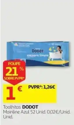 Auchan Toalhitas dodot promoção