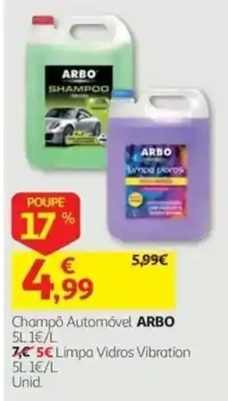 Auchan Champô Automóvel Arbo promoção