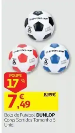 Auchan Bola de Futebol Dunlop promoção
