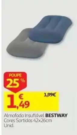 Auchan Almofada insuflável bestway promoção