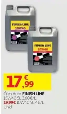 Auchan óleo auto finish line promoção