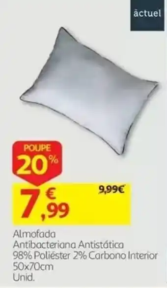 Auchan Almofada Antibacteriana Antistática promoção